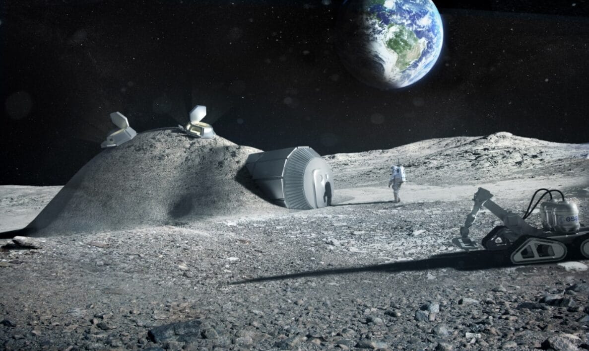 3D Printed Lunar Base Architexturez