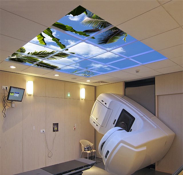 Luminous SkyCeiling Over LINAC in Hartmann Oncology Institute