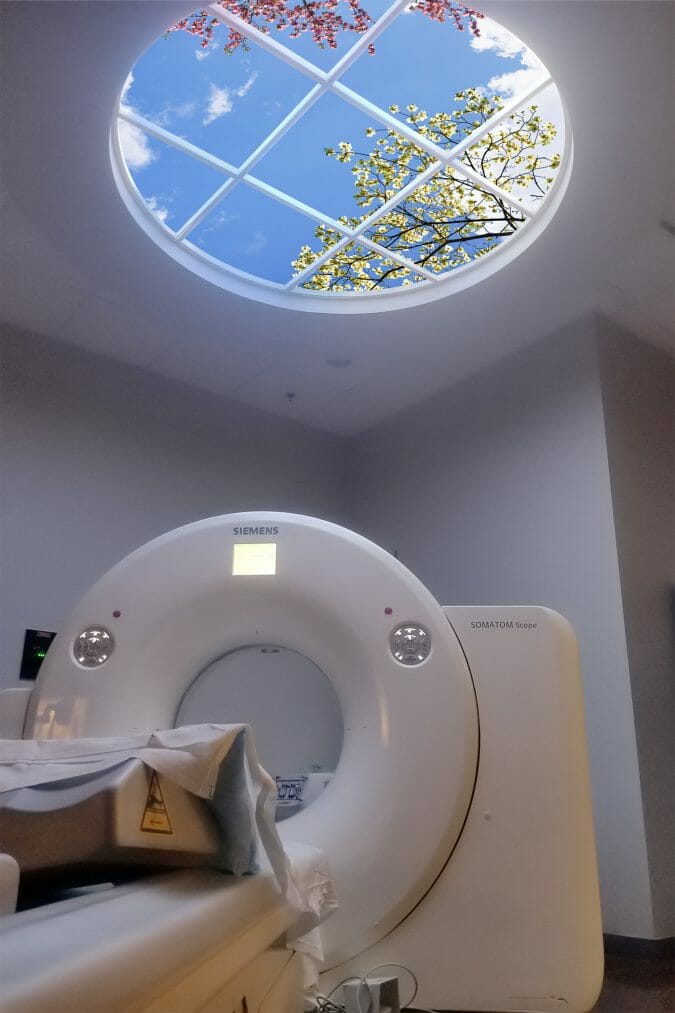 Hospitality Health CT Suite with Luminous SkyCeilling