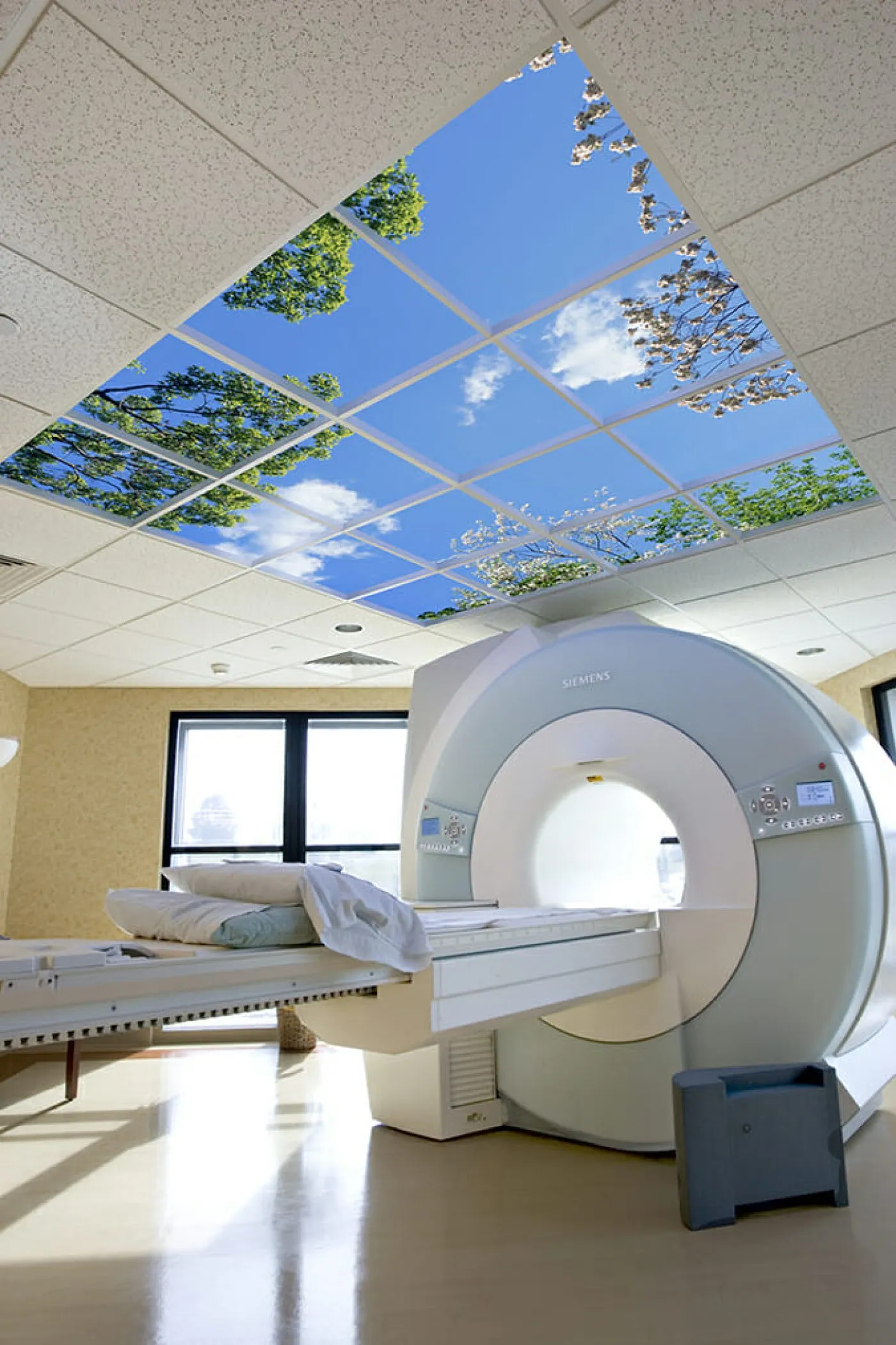 Sky Factory Luminous SkyCeiling in Allen Imaging MRI Suite