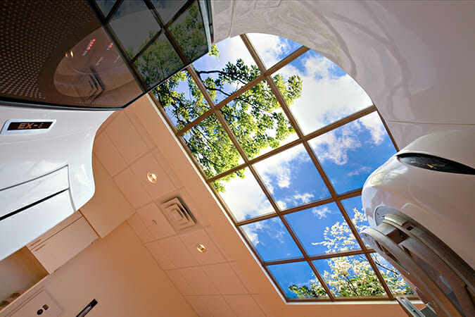 Artificial SkyCeiling Over LINAC Suite
